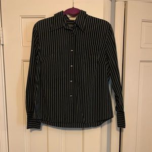 Striped Banana Republic Button Up